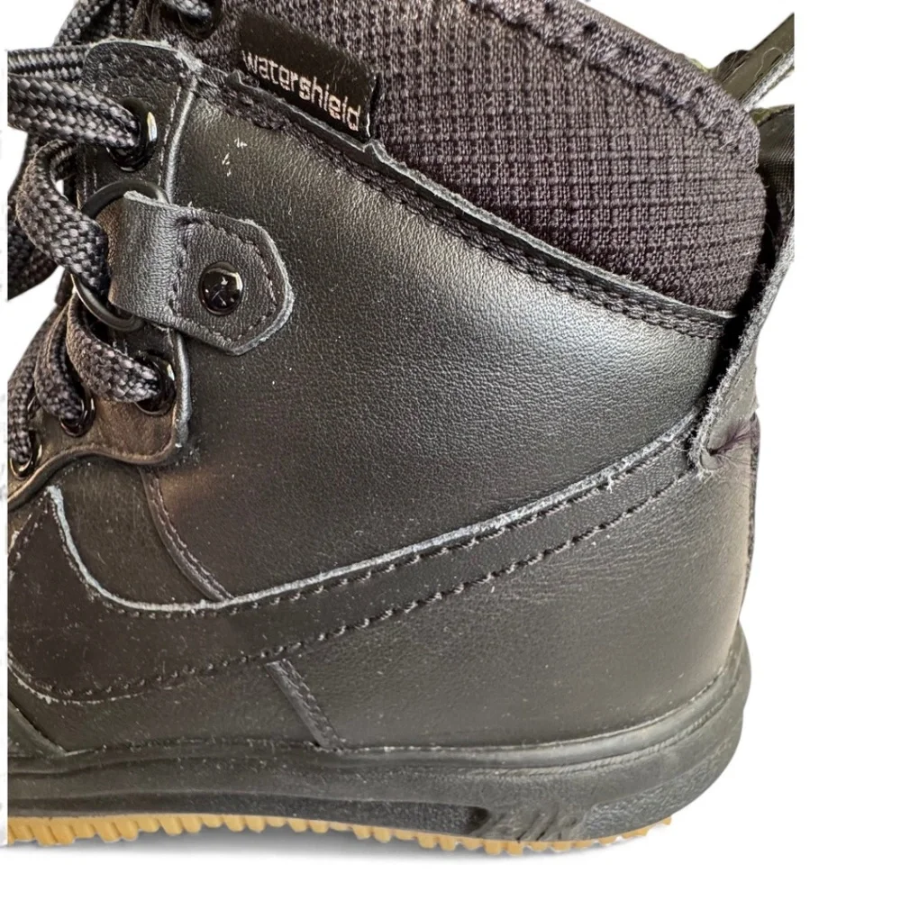 Nike Lunar Force 1 Duckboot Waterproof Sneaker Boots Men’s Size 9 | Black